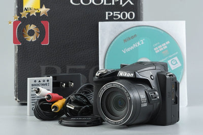 [Used] Nikon COOLPIX P500 Black Compact Digital Camera with Original Box