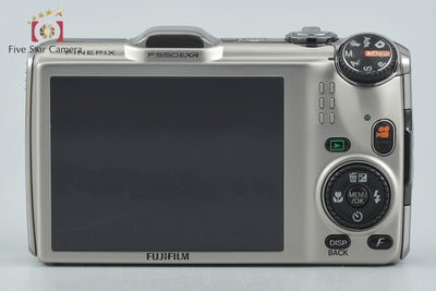[Used] FUJIFILM FinePix F550EXR Champagne Gold Compact Digital Camera with Original Box