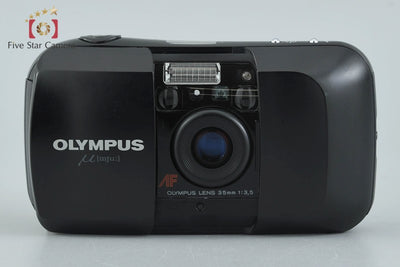 [Used] OLYMPUS Olympus μ[mju:] Black Compact Film Camera