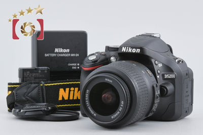[Used] Nikon D5200 18-55 VR Lens Kit Black