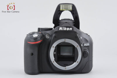 [Used] Nikon D5200 18-55 VR Lens Kit Black