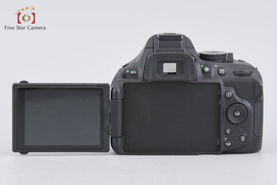 [Used] Nikon D5200 18-55 VR Lens Kit Black