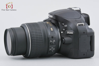 [Used] Nikon D5200 18-55 VR Lens Kit Black