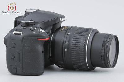 [Used] Nikon D5200 18-55 VR Lens Kit Black