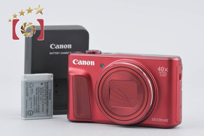 Used Canon PowerShot SX720 HS Red Compact Digital Camera