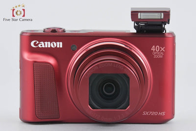 Used Canon PowerShot SX720 HS Red Compact Digital Camera