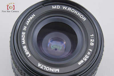 [Used] MINOLTA MD W.ROKKOR 35mm f/2.8