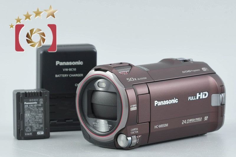 [Used] Panasonic HC-W850M Brown Digital High Vision Video Camera