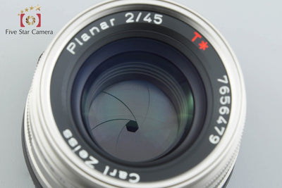 【中古】CONTAX コンタックス Carl Zeiss Planar 45mm f/2 T*