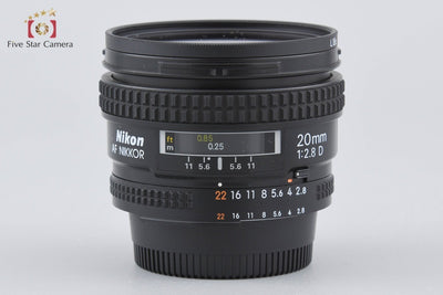 [Used] Nikon AF NIKKOR 20mm f/2.8 D