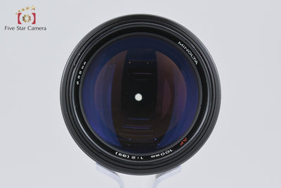 [Used] MINOLTA AF 100mm f/2