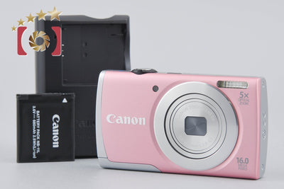 [Used] Canon PowerShot A2600 Pink Compact Digital Camera