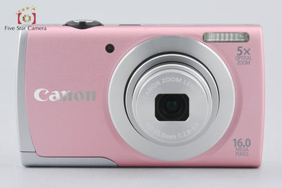 [Used] Canon PowerShot A2600 Pink Compact Digital Camera