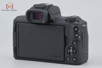 [Used] Canon EOS Kiss M Double Zoom Kit Black