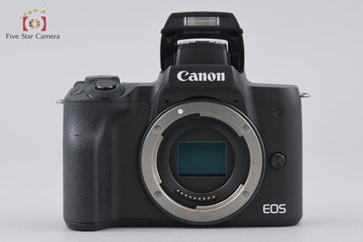 [Used] Canon EOS Kiss M Double Zoom Kit Black