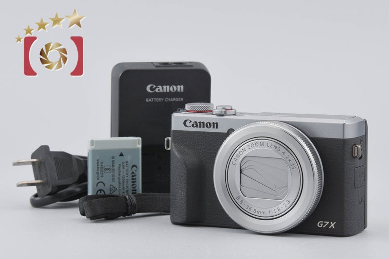 [Used] Canon PowerShot G7 X Mark III Silver Compact Digital Camera