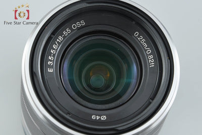 [Used] SONY E 18-55mm f/3.5-5.6 OSS SEL1855 Silver