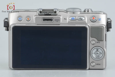 [Used] OLYMPUS Olympus PEN Lite E-PL3 Double Zoom Lens Kit Silver with Original Box