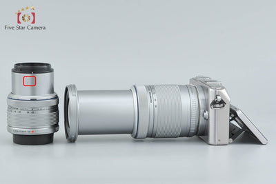 [Used] OLYMPUS Olympus PEN Lite E-PL3 Double Zoom Lens Kit Silver with Original Box
