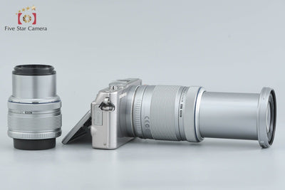 [Used] OLYMPUS Olympus PEN Lite E-PL3 Double Zoom Lens Kit Silver with Original Box