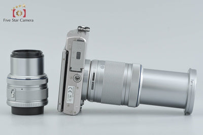 [Used] OLYMPUS Olympus PEN Lite E-PL3 Double Zoom Lens Kit Silver with Original Box