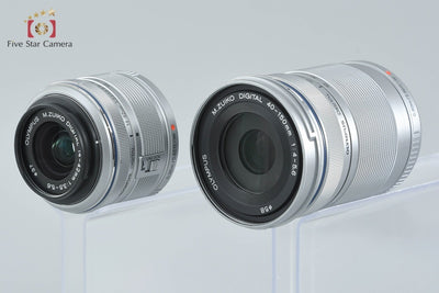 [Used] OLYMPUS Olympus PEN Lite E-PL3 Double Zoom Lens Kit Silver with Original Box