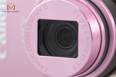 [Used] Canon IXY 630 Pink Compact Digital Camera
