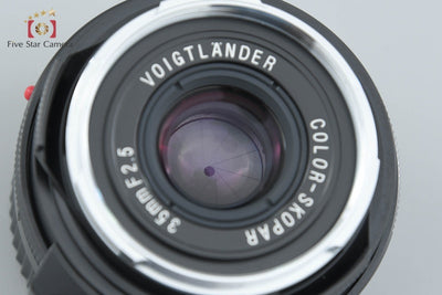 【Used】 Voigtlander COLOR-SKOPAR 35mm f/2.5 Leica M-mount