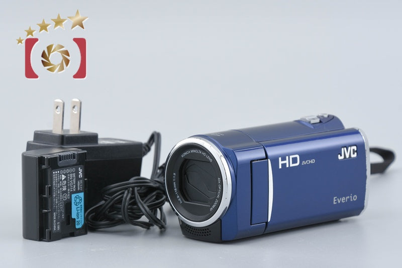 【中古】JVC ケンウッド Everio GZ-HM670-A ロイヤルブルー デジタルビデオカメラ