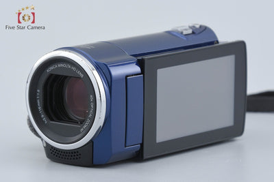 [Used] JVC Kenwood Everio GZ-HM670-A Royal Blue Digital Video Camera