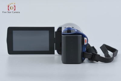 [Used] JVC Kenwood Everio GZ-HM670-A Royal Blue Digital Video Camera