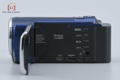 [Used] JVC Kenwood Everio GZ-HM670-A Royal Blue Digital Video Camera