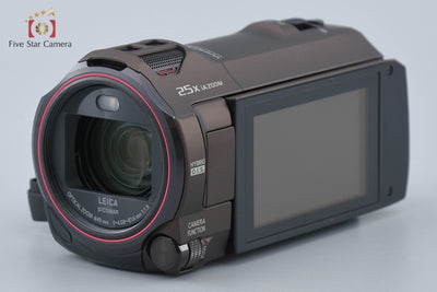 Used: Panasonic HC-VX992M Cacao Brown Digital 4K Video Camera