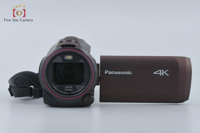 Used: Panasonic HC-VX992M Cacao Brown Digital 4K Video Camera