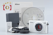 Used: Nikon 1 S2 White Mirrorless Interchangeable Lens Camera