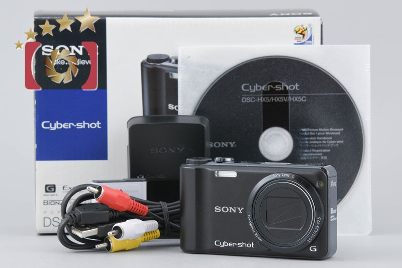 [Used] SONY Sony Cyber-shot DSC-HX5V Black Digital Still Camera with Original Box