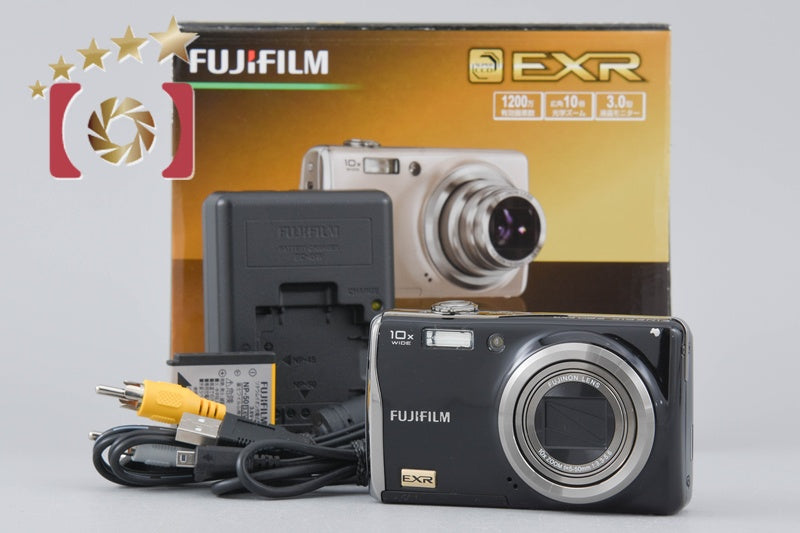 Used: FUJIFILM FinePix F80EXR Black Compact Digital Camera with Original Box