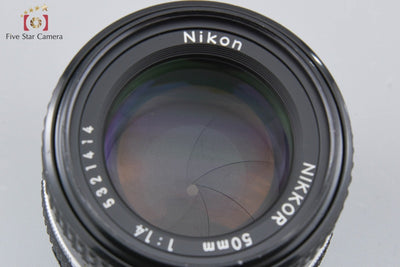 [Used] Nikon Nikkor Ai-S 50mm f/1.4