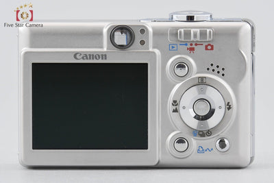 【中古】Canon キヤノン IXY Digital 50 シルバー コンパクトデジタルカメラ