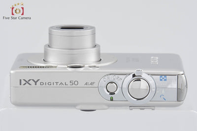 【中古】Canon キヤノン IXY Digital 50 シルバー コンパクトデジタルカメラ