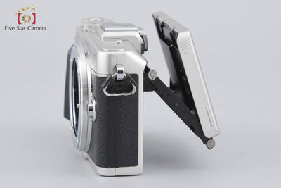 【中古】OLYMPUS オリンパス PEN Lite E-PL7 シルバー ミラーレス一眼カメラ シャッター回数僅少
