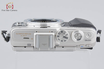 【中古】OLYMPUS オリンパス PEN Lite E-PL7 シルバー ミラーレス一眼カメラ シャッター回数僅少