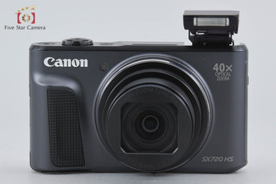 [Used] Canon PowerShot SX720 HS Black Compact Digital Camera with Original Box