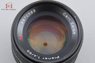【中古】CONTAX コンタックス Carl Zeiss Planar 50mm f/1.4 T* MMJ
