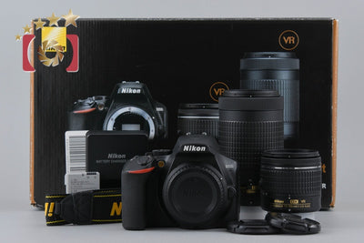 【中古】Nikon ニコン D3500 ダブルズームキット シャッター回数僅少 元箱付き