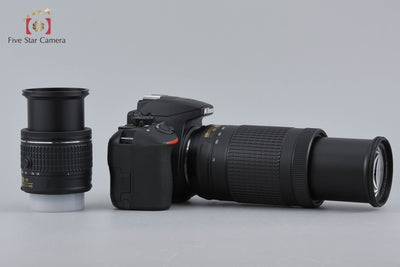 【中古】Nikon ニコン D3500 ダブルズームキット シャッター回数僅少 元箱付き