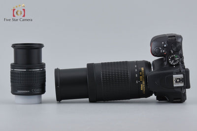 【中古】Nikon ニコン D3500 ダブルズームキット シャッター回数僅少 元箱付き