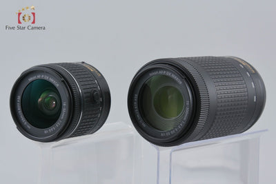 【中古】Nikon ニコン D3500 ダブルズームキット シャッター回数僅少 元箱付き