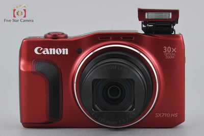 【中古】Canon キヤノン PowerShot SX710 HS レッド コンパクトデジタルカメラ