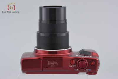 【中古】Canon キヤノン PowerShot SX710 HS レッド コンパクトデジタルカメラ